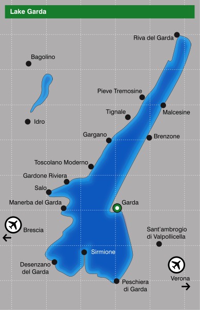 lake garda map