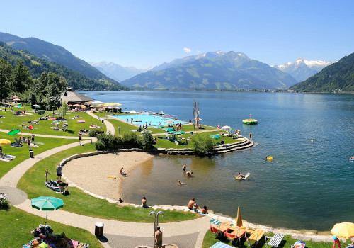 zell am see beach and lake